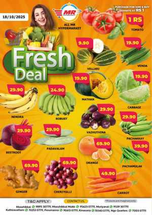Fresh Deals In MR Hypermarket Calicut
